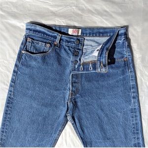 Vintage Levi’s Medium Wash Button Fly 501s